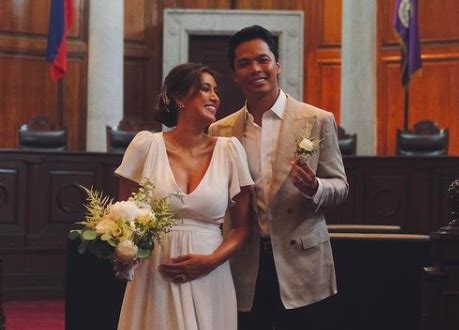 migz villafuerte girlfriend|Rachel Peters, Migz Villafuerte tie the knot in civil ceremony.
